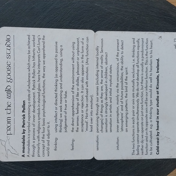 Wild Goose Studio Mandala Wall Art Plaque by Patrick Pollen - Picture 7 of 7